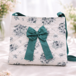 Aesthetic bow shoulder bag