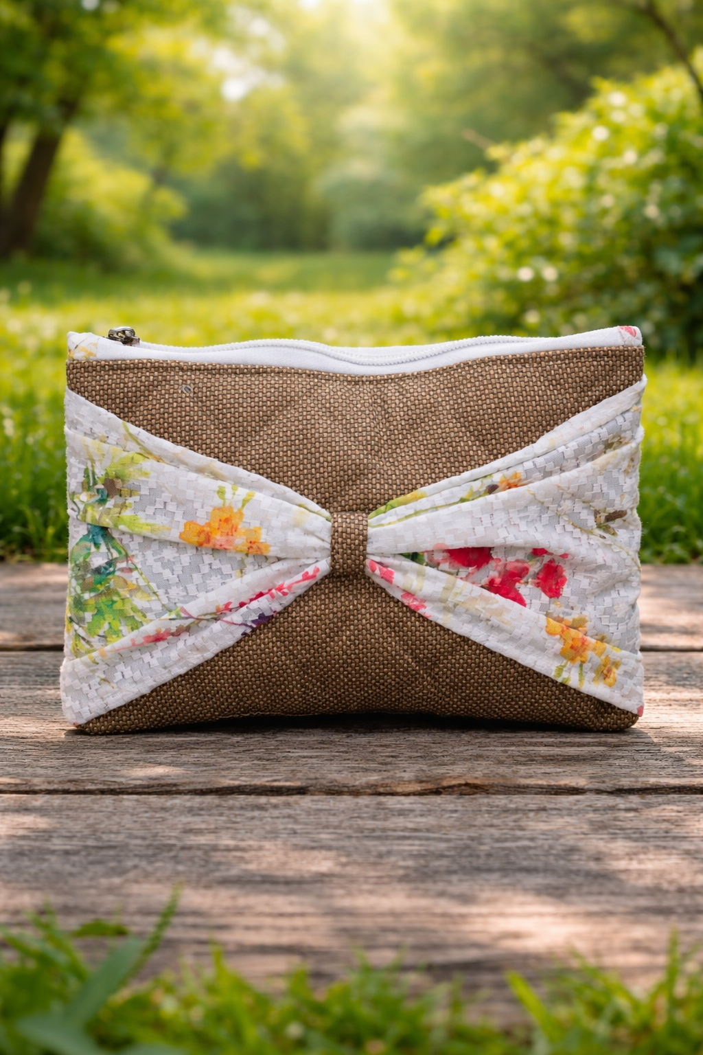 Cotton bow pouch