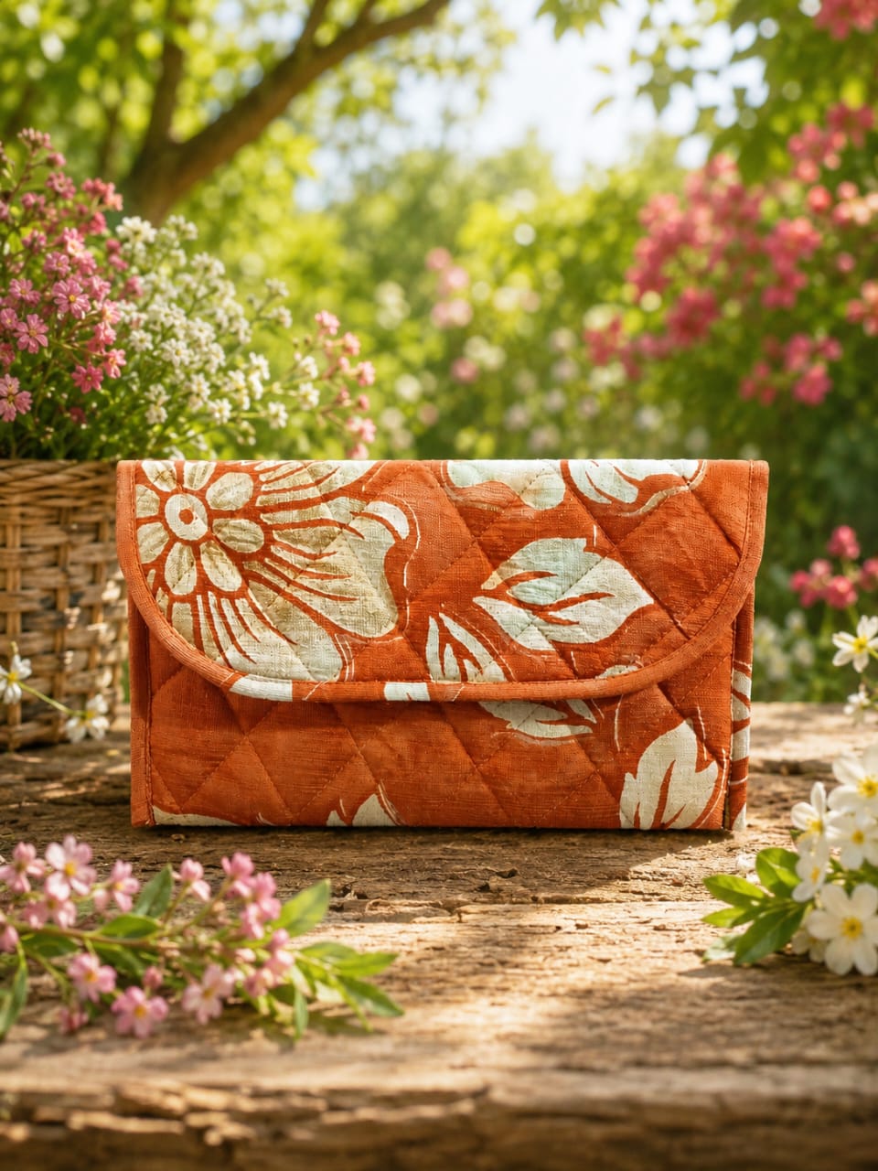 Cotton hand purse